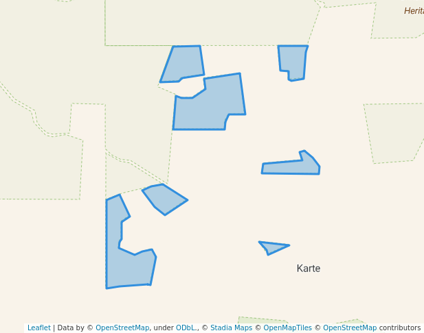 walking in Unnamed (No.HA1115) Heritage Agreement map in Karte