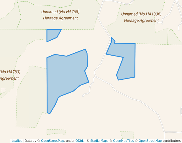 walking in Unnamed (No.HA549) Heritage Agreement map in McCracken