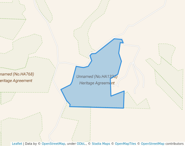 walking in Unnamed (No.HA1336) Heritage Agreement map in McCracken