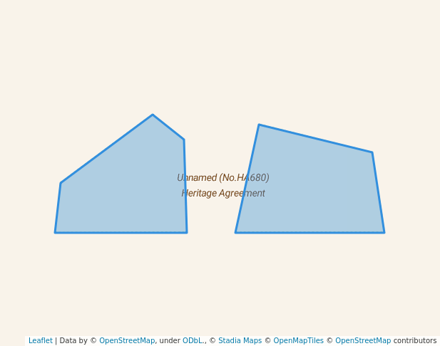 walking in Unnamed (No.HA680) Heritage Agreement map in Agery