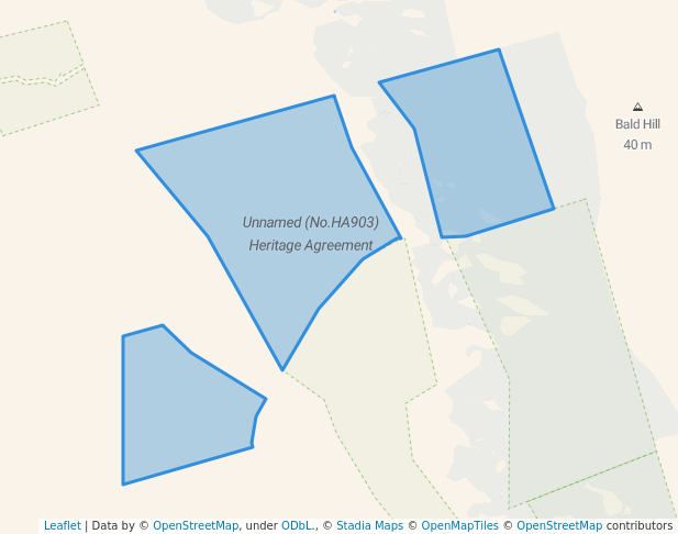 walking in Unnamed (No.HA903) Heritage Agreement map in Taratap