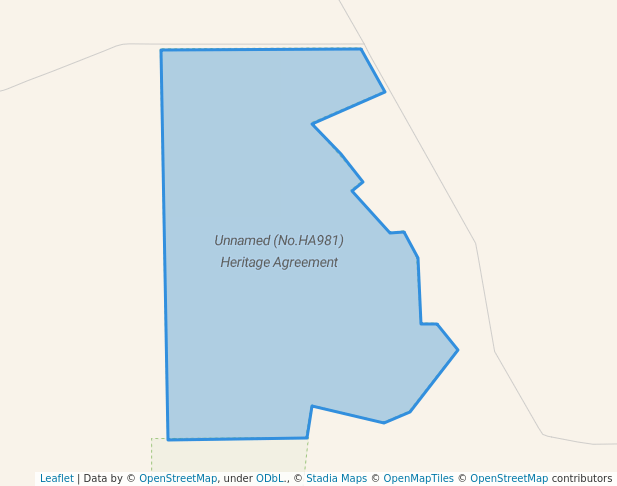 walking in Unnamed (No.HA981) Heritage Agreement map in Cowell