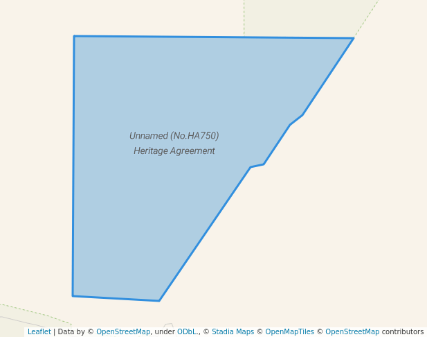 walking in Unnamed (No.HA750) Heritage Agreement map in Cocata