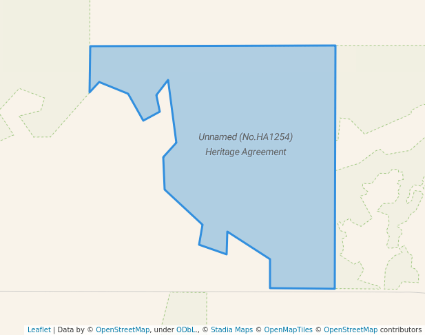 walking in Unnamed (No.HA1254) Heritage Agreement map in Coorabie
