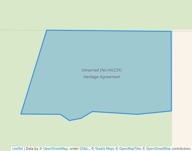 walking in Unnamed (No.HA239) Heritage Agreement map in Field