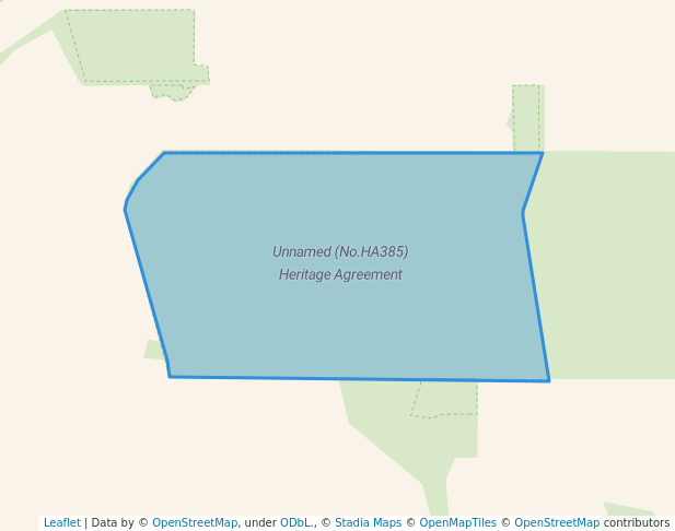 walking in Unnamed (No.HA385) Heritage Agreement map in Field