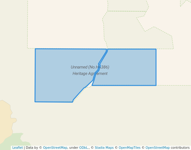 walking in Unnamed (No.HA386) Heritage Agreement map in Coorabie