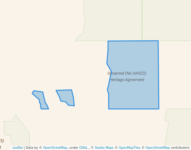 walking in Unnamed (No.HA923) Heritage Agreement map in Field