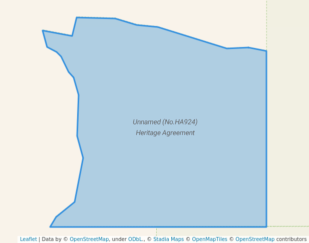 walking in Unnamed (No.HA924) Heritage Agreement map in Field