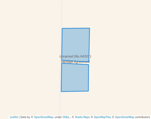 walking in Unnamed (No.HA501) Heritage Agreement map in Field
