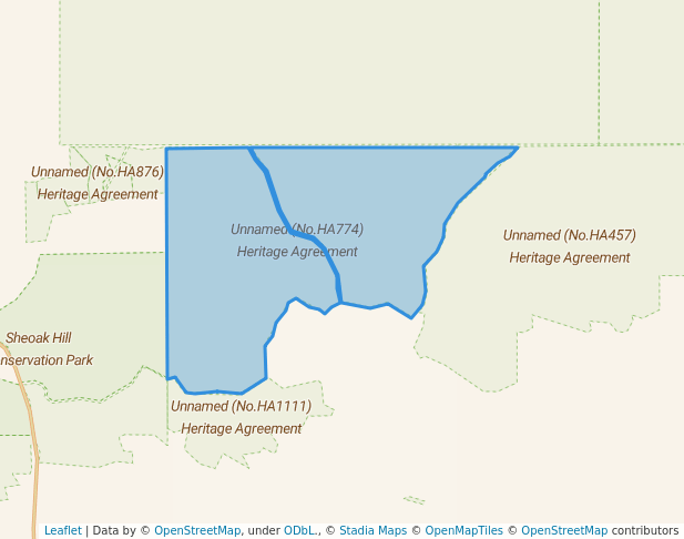 walking in Unnamed (No.HA774) Heritage Agreement map in Cowell