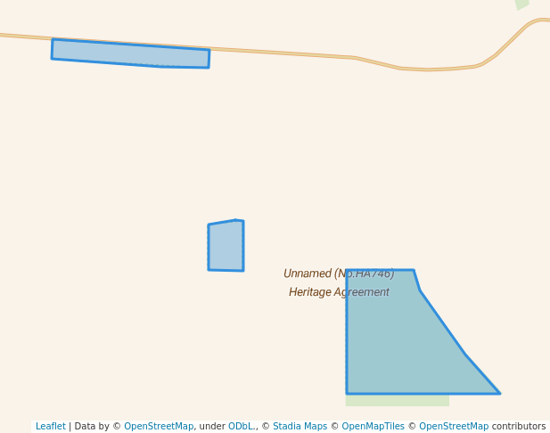 walking in Unnamed (No.HA746) Heritage Agreement map in Field
