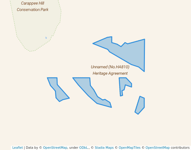 walking in Unnamed (No.HA810) Heritage Agreement map in Kielpa