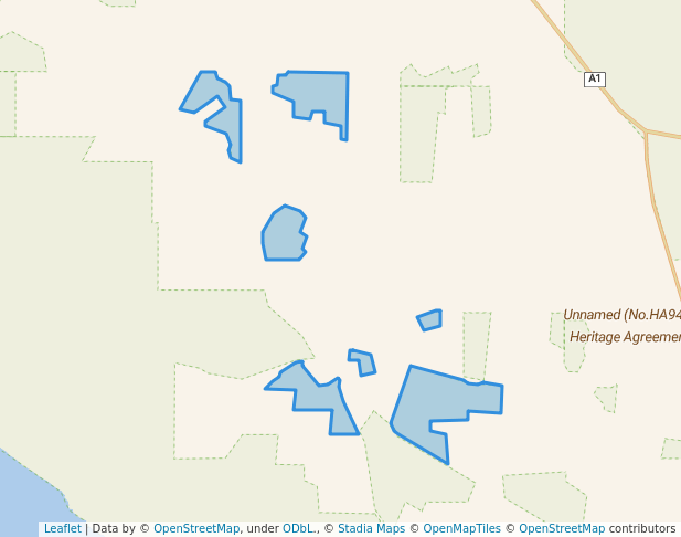 walking in Unnamed (No.HA662) Heritage Agreement map in Coorabie