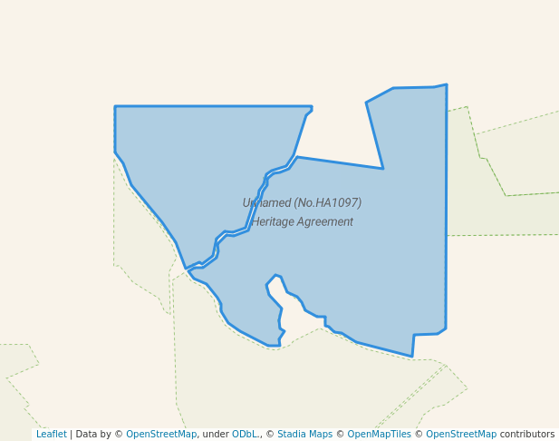 walking in Unnamed (No.HA1097) Heritage Agreement map in Cowell