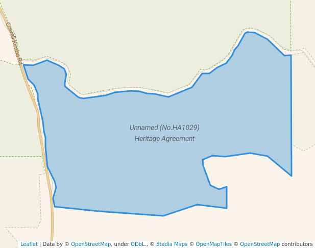walking in Unnamed (No.HA1029) Heritage Agreement map in Cowell