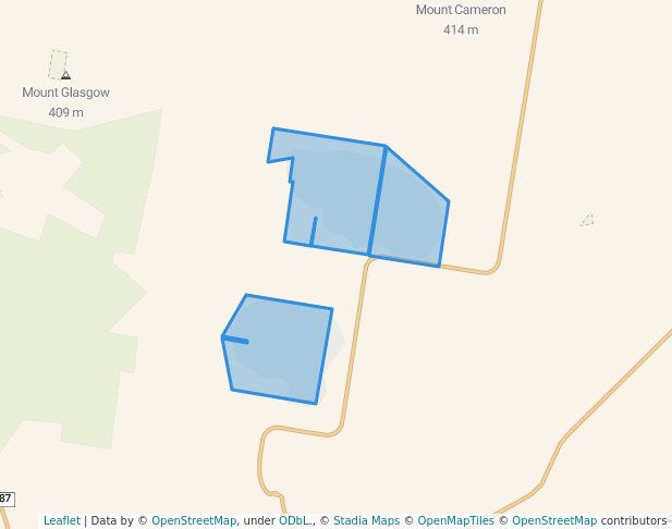 walking in Merin Merin and Middle Swamp Wildlife Reserve (hunting) map in Clunes