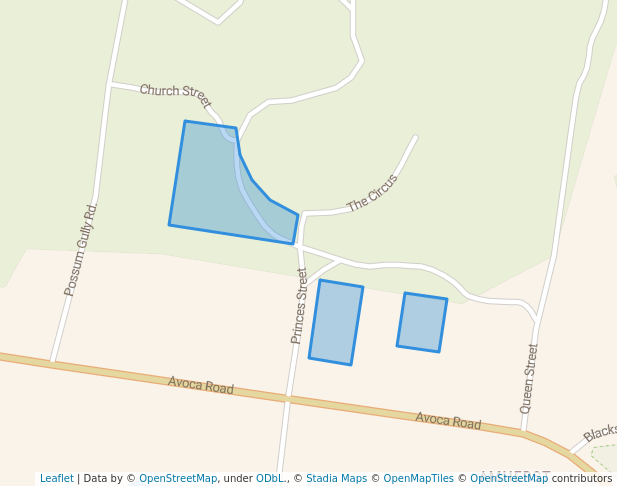 walking in Amherst H60 Bushland Reserve map in Dunach