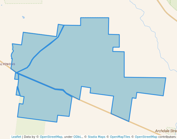 walking in Dalyenong Nature Conservation Reserve map in Gooroc