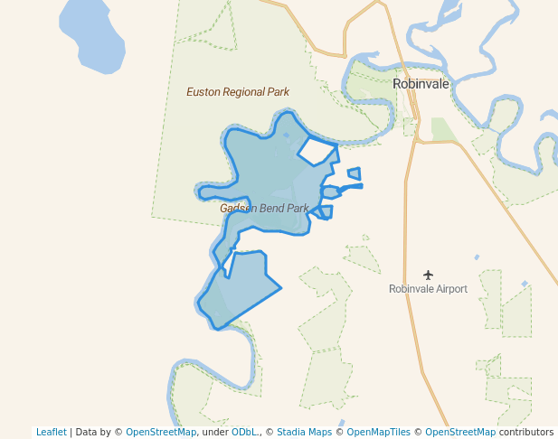 walking in Gadsen Bend Park map in Wemen