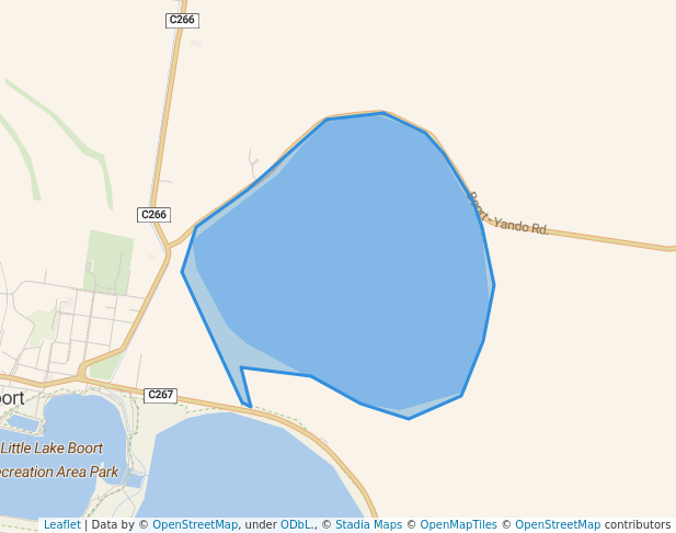 walking in Lake Lyndger Wildlife Reserve (hunting) map in Boort