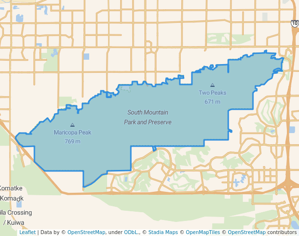 South Mountain Park and Preserve