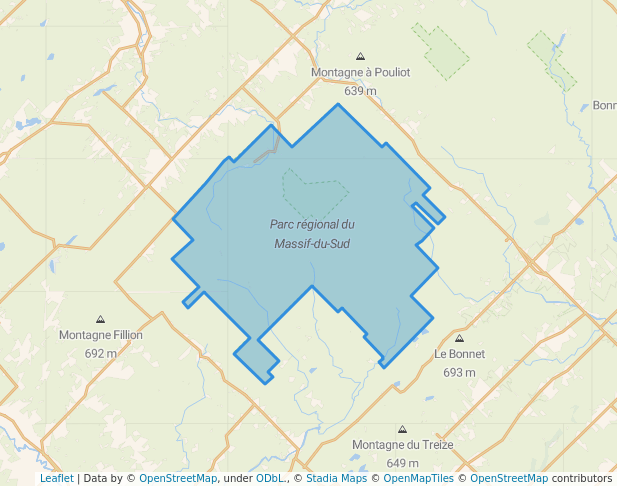 Parc régional du Massif-du-Sud