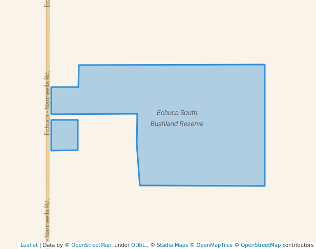 walking in Echuca South Bushland Reserve map in Bonn