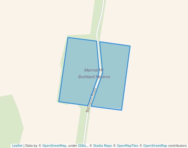 walking in Marmal H1 Bushland Reserve map in Boort