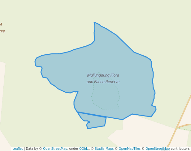 walking in Mullungdung Flora and Fauna Reserve map in Lake Wellington