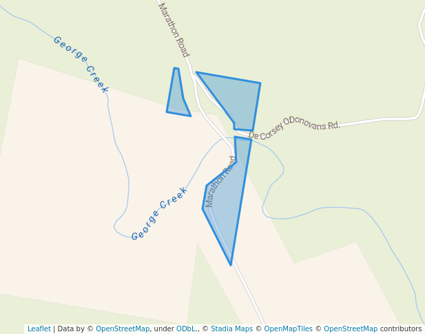 walking in Woolenook I9 Bushland Reserve map in Maffra