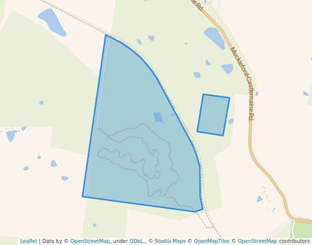 walking in Muckleford I136 Bushland Reserve map in Yapeen