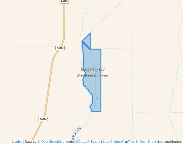 Bungalally I50 Bushland Reserve in McKenzie Creek | Map and Routes