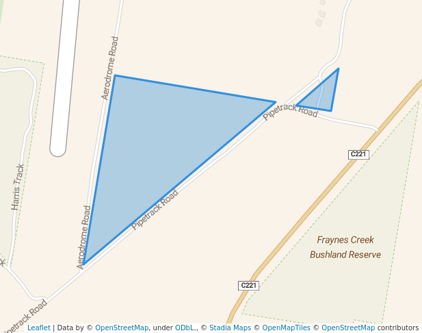 walking in Pipetrack Bushland Reserve map in Stawell West
