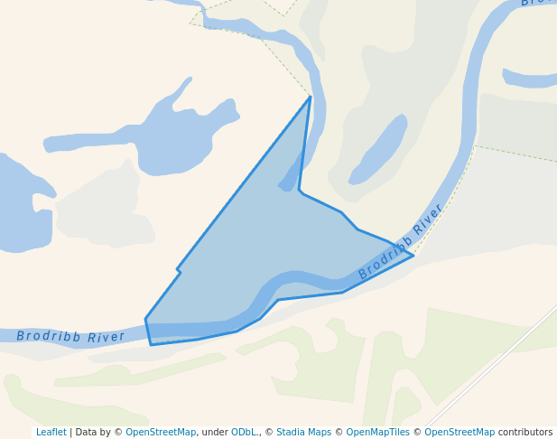 walking in Brodribb River Flora and Fauna Reserve map in Marlo