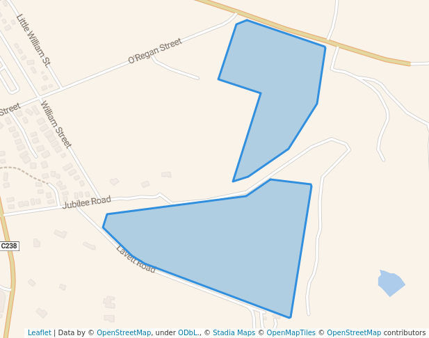 walking in Albion Bushland Reserve map in Stawell West
