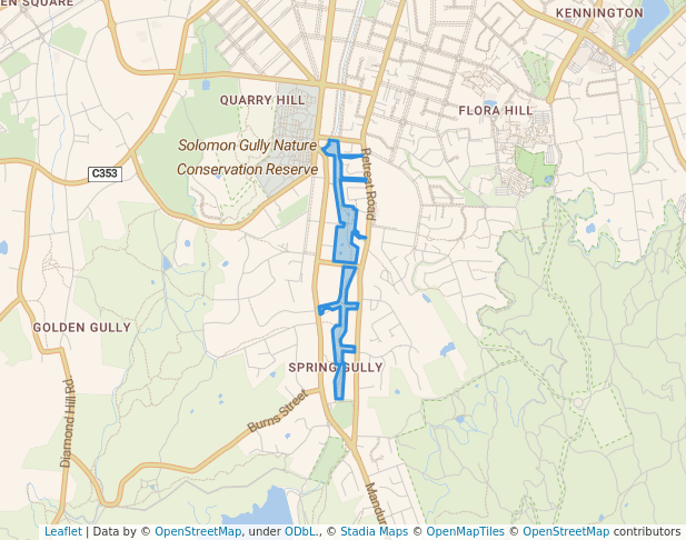 Spring Gully Bushland Reserve