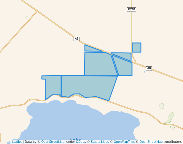 walking in Lonsdale Nature Conservation Reserve map in Lubeck