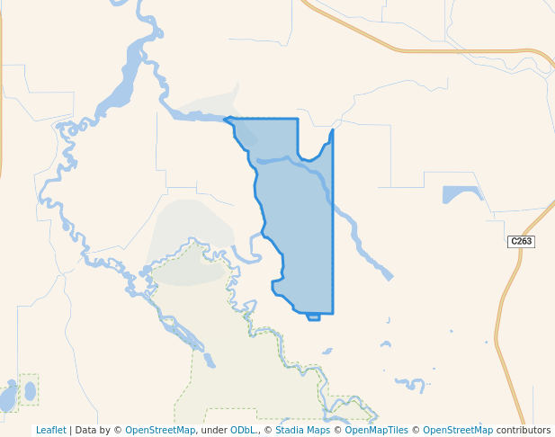 walking in Benjeroop Wildlife Reserve (hunting) map in Appin