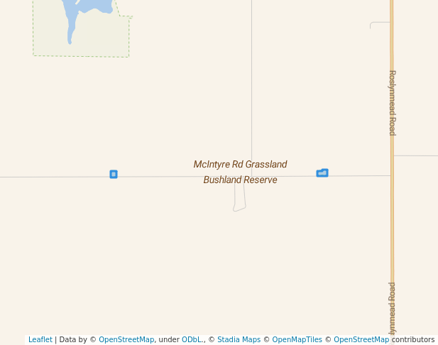 McIntyre Rd Grassland Bushland Reserve in Torrumbarry | Map and Routes