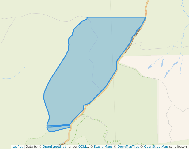 walking in Bidwell Education Area map in Bendoc
