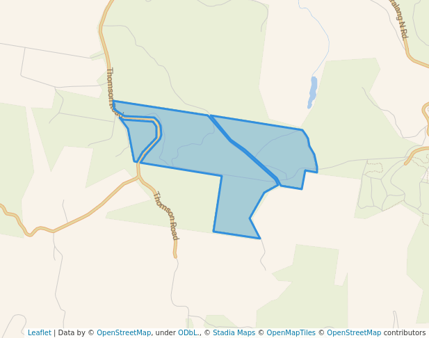 walking in Jeeralang North Education Area map in Morwell