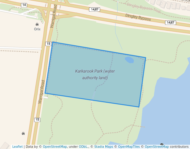 Karkarook Park (water authority land)