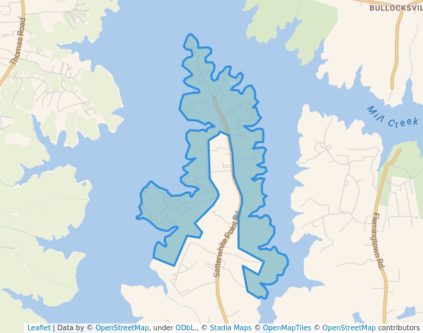 walking in Satterwhite Point Park and JC Cooper Campground map in Henderson