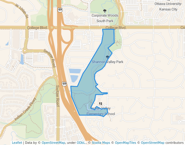 Indian Valley Park;Indian Creek Park