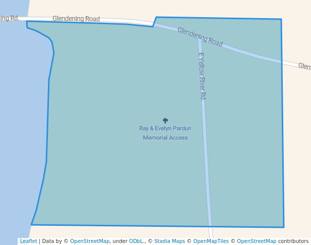 walking in Ray & Evelyn Pardun Memorial Access map in Danbury