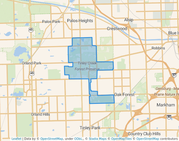 Tinley Creek Forest Preserve