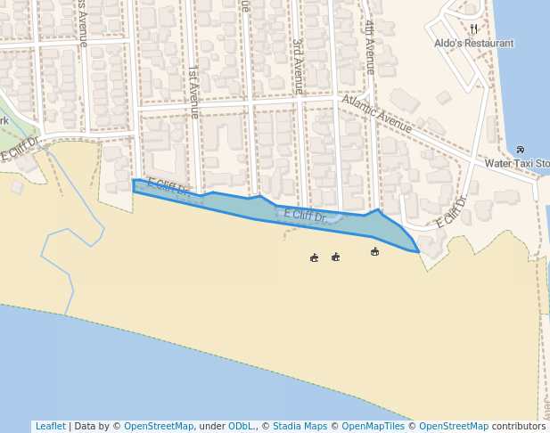 walking in East Cliff Accent map in Santa Cruz