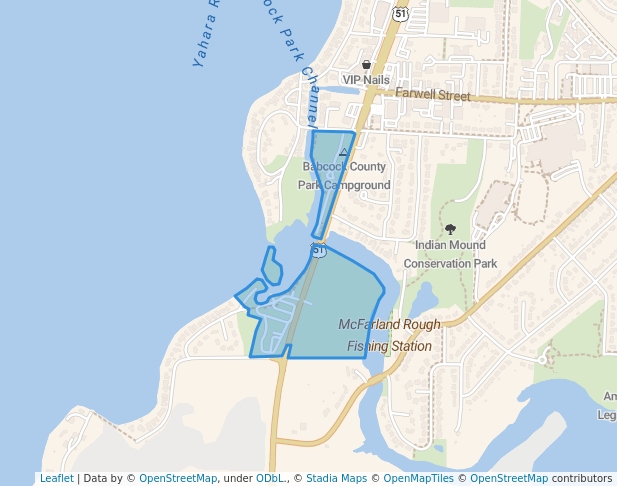 walking in Babcock County Park map in McFarland