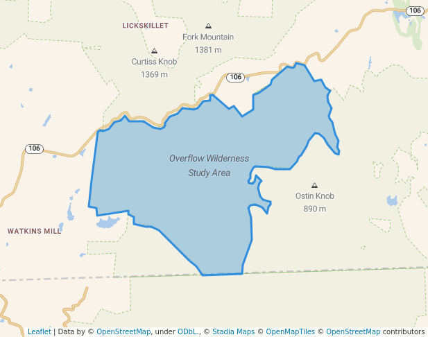 Overflow Wilderness Study Area